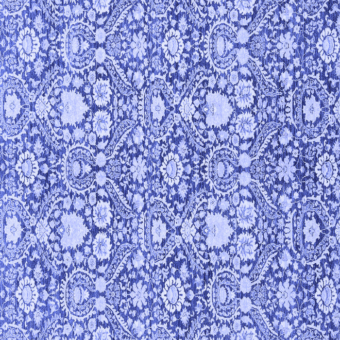 Square Machine Washable Abstract Blue Modern Rug, wshabs2703blu