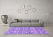 Machine Washable Abstract Purple Modern Area Rugs in a Living Room, wshabs2703pur