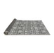 Sideview of Abstract Gray Modern Rug, abs2703gry