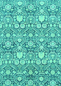 Abstract Turquoise Modern Rug, abs2703turq