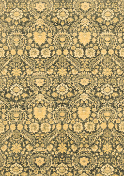 Abstract Brown Modern Rug, abs2703brn