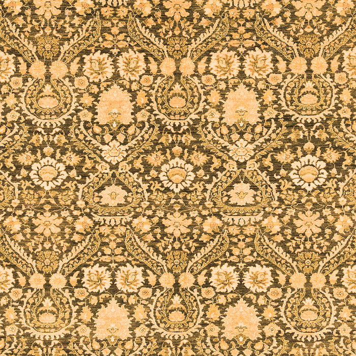 Abstract Orange Modern Rug, abs2703org