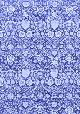 Abstract Blue Modern Rug, abs2703blu