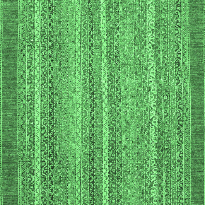 Machine Washable Abstract Emerald Green Modern Area Rugs, wshabs2704emgrn