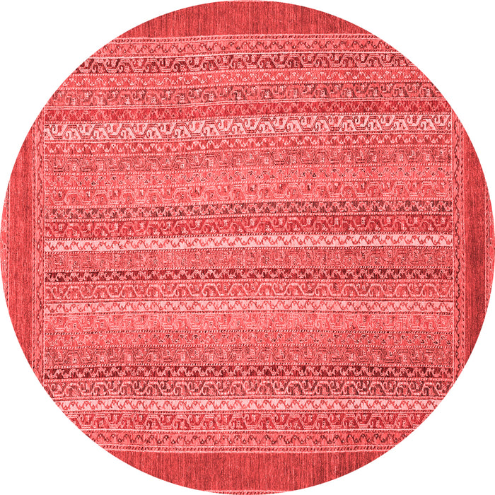 Machine Washable Abstract Red Modern Rug, wshabs2704red