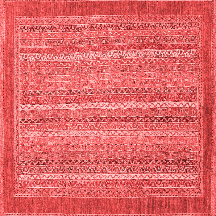 Machine Washable Abstract Red Modern Rug, wshabs2704red