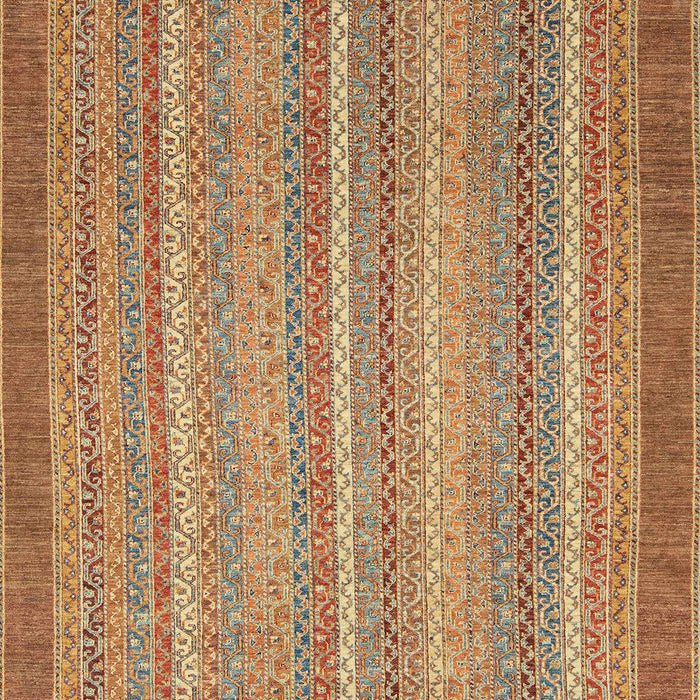 Machine Washable Abstract Red Rug, wshabs2704