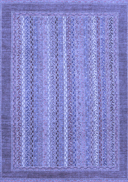 Abstract Blue Modern Rug, abs2704blu