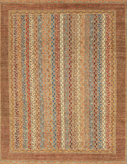 Abstract Red Modern Rug, abs2704