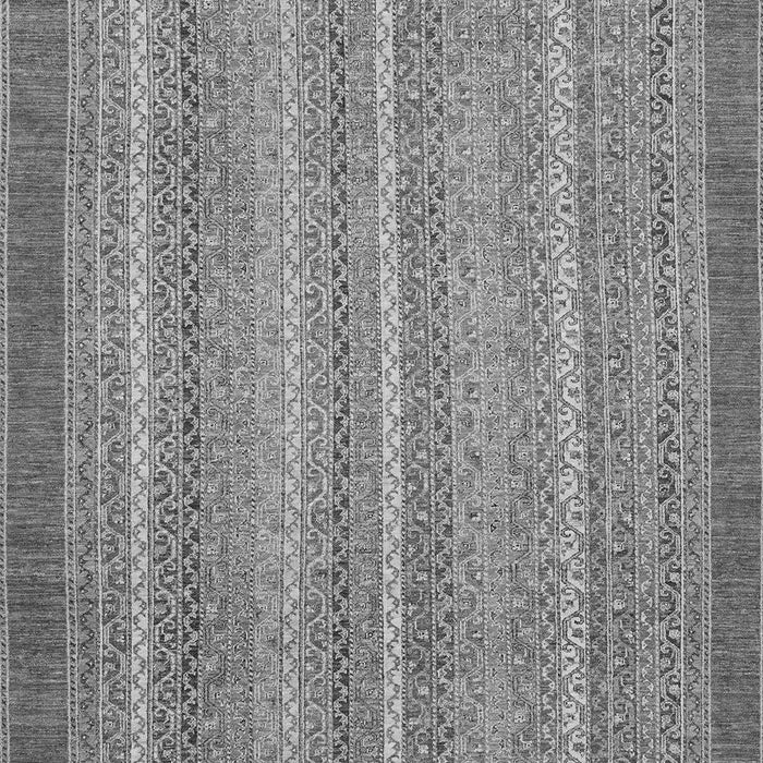 Machine Washable Abstract Gray Modern Rug, wshabs2704gry