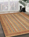 Machine Washable Abstract Red Rug in a Family Room, wshabs2704