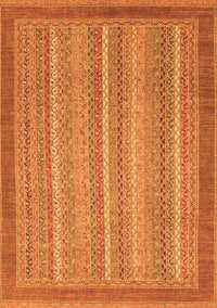 Abstract Orange Modern Rug, abs2704org