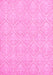 Machine Washable Abstract Pink Modern Rug, wshabs2705pnk