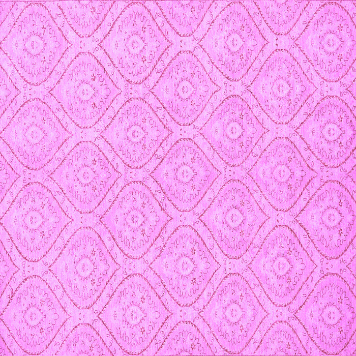 Square Machine Washable Abstract Purple Modern Area Rugs, wshabs2705pur