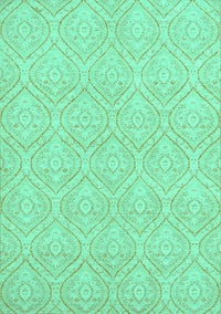 Abstract Turquoise Modern Rug, abs2705turq