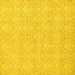 Square Abstract Yellow Modern Rug, abs2705yw