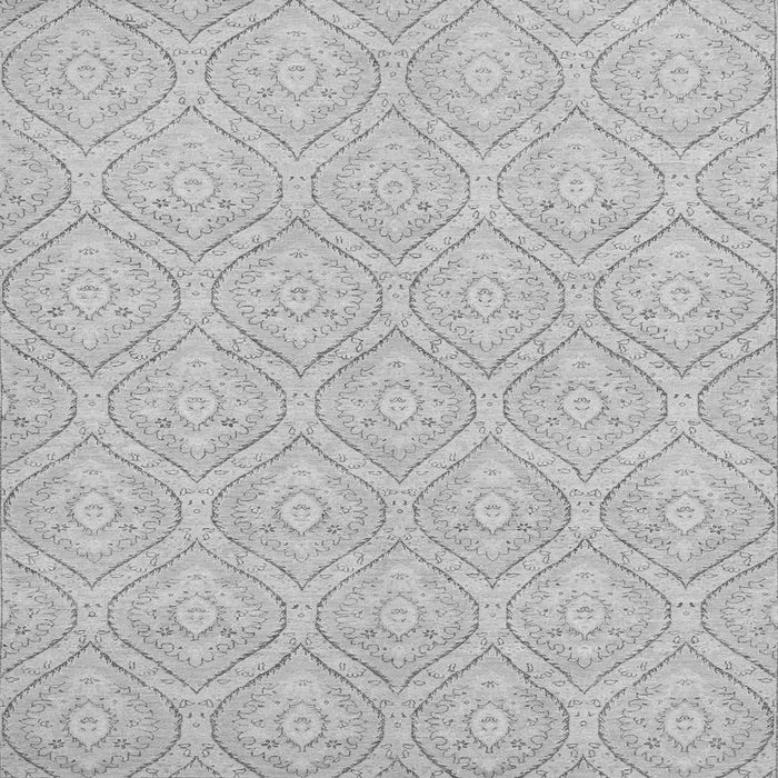 Square Machine Washable Abstract Gray Modern Rug, wshabs2705gry