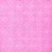 Square Abstract Pink Modern Rug, abs2705pnk