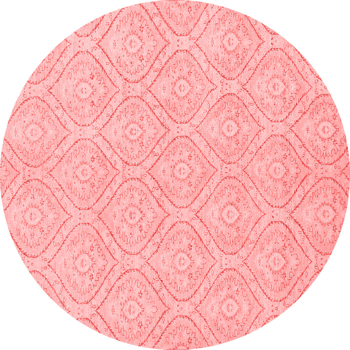 Machine Washable Abstract Red Modern Rug, wshabs2705red
