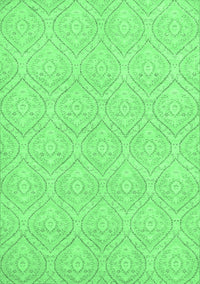 Abstract Emerald Green Modern Rug, abs2705emgrn