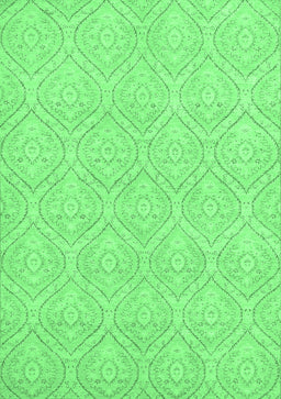 Abstract Emerald Green Modern Rug, abs2705emgrn