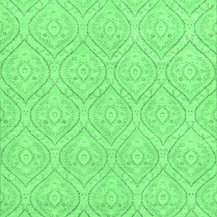 Abstract Emerald Green Modern Rug, abs2705emgrn
