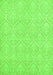 Machine Washable Abstract Green Modern Area Rugs, wshabs2705grn