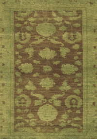 Abstract Brown Modern Rug, abs2706brn