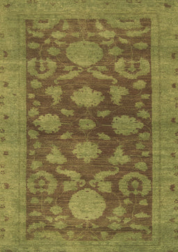Abstract Brown Modern Rug, abs2706brn