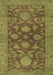 Abstract Brown Modern Rug, abs2706brn