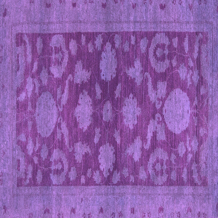 Square Abstract Purple Modern Rug, abs2706pur