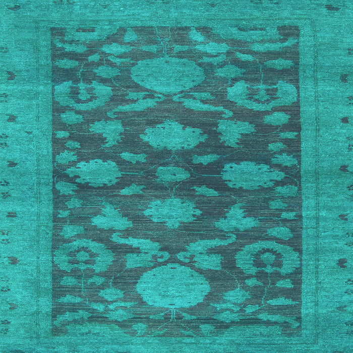 Square Machine Washable Abstract Light Blue Modern Rug, wshabs2706lblu