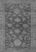 Machine Washable Abstract Gray Modern Rug, wshabs2706gry