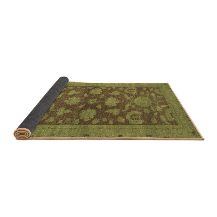 Sideview of Abstract Brown Modern Rug, abs2706brn