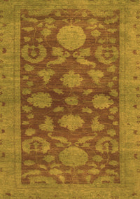 Abstract Orange Modern Rug, abs2706org