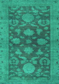 Abstract Turquoise Modern Rug, abs2706turq