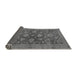 Sideview of Abstract Gray Modern Rug, abs2706gry