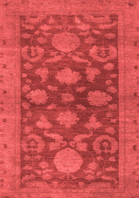 Abstract Red Modern Rug, abs2706red