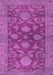 Machine Washable Abstract Pink Modern Rug, wshabs2706pnk