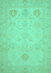 Oriental Turquoise Traditional Rug, abs2707turq