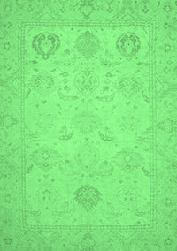 Oriental Emerald Green Traditional Rug, abs2707emgrn