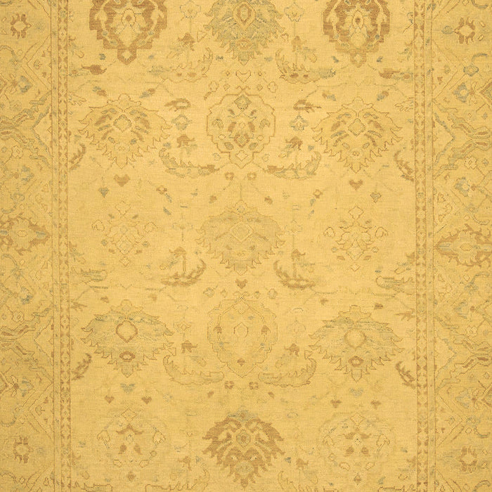 Machine Washable Oriental Brown Traditional Rug, wshabs2707brn