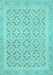 Machine Washable Oriental Light Blue Traditional Rug, wshabs2708lblu