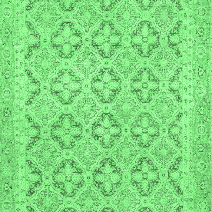 Oriental Emerald Green Traditional Rug, abs2708emgrn