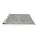 Sideview of Machine Washable Oriental Gray Traditional Rug, wshabs2708gry