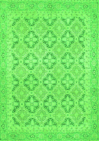 Oriental Green Traditional Rug, abs2708grn