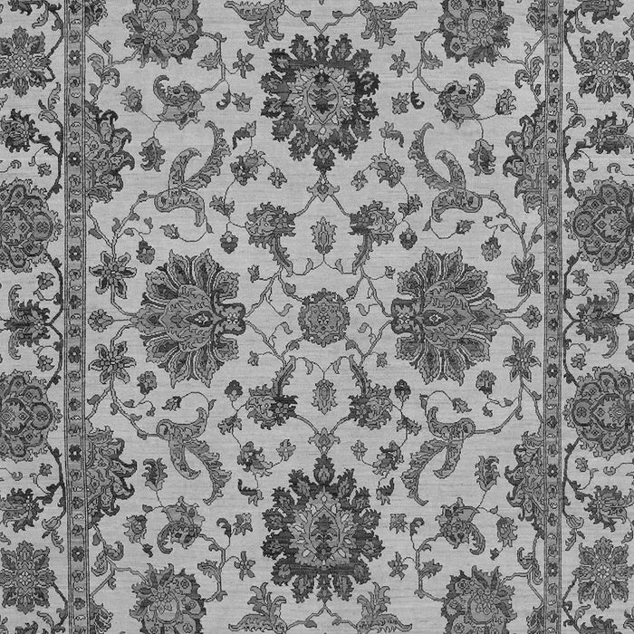 Machine Washable Oriental Gray Traditional Rug, wshabs2709gry