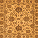 Square Oriental Orange Traditional Rug, abs2709org