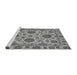 Sideview of Machine Washable Oriental Gray Traditional Rug, wshabs2709gry