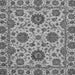 Square Machine Washable Oriental Gray Traditional Rug, wshabs2709gry